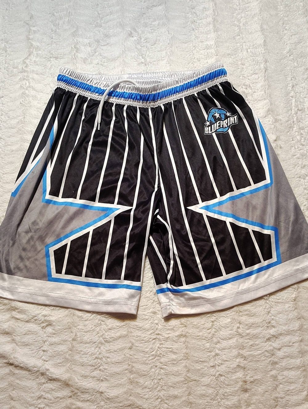 Men's Black & Gray Athletic Shorts